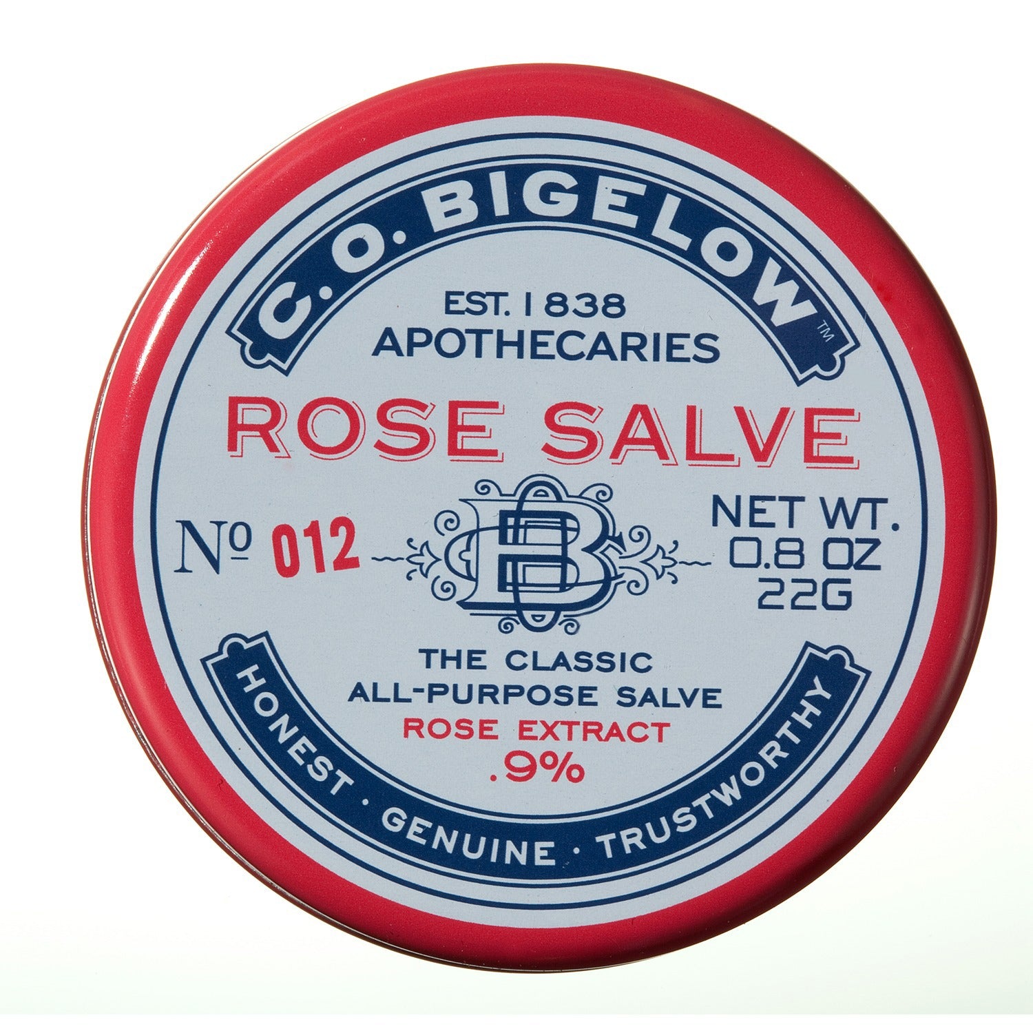 C.O. Bigelow Rose Salve Tin