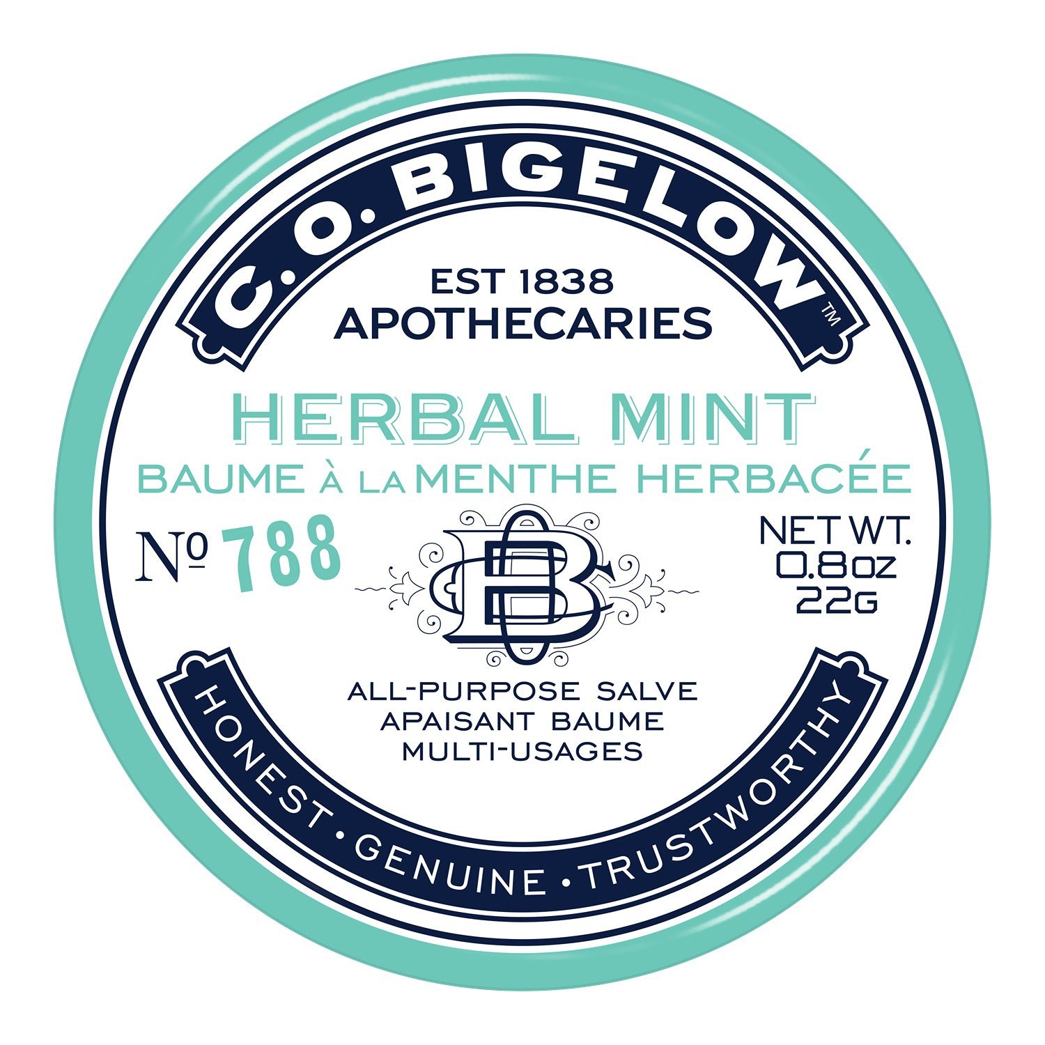 C.O. Bigelow Herbal Mint Salve Tin