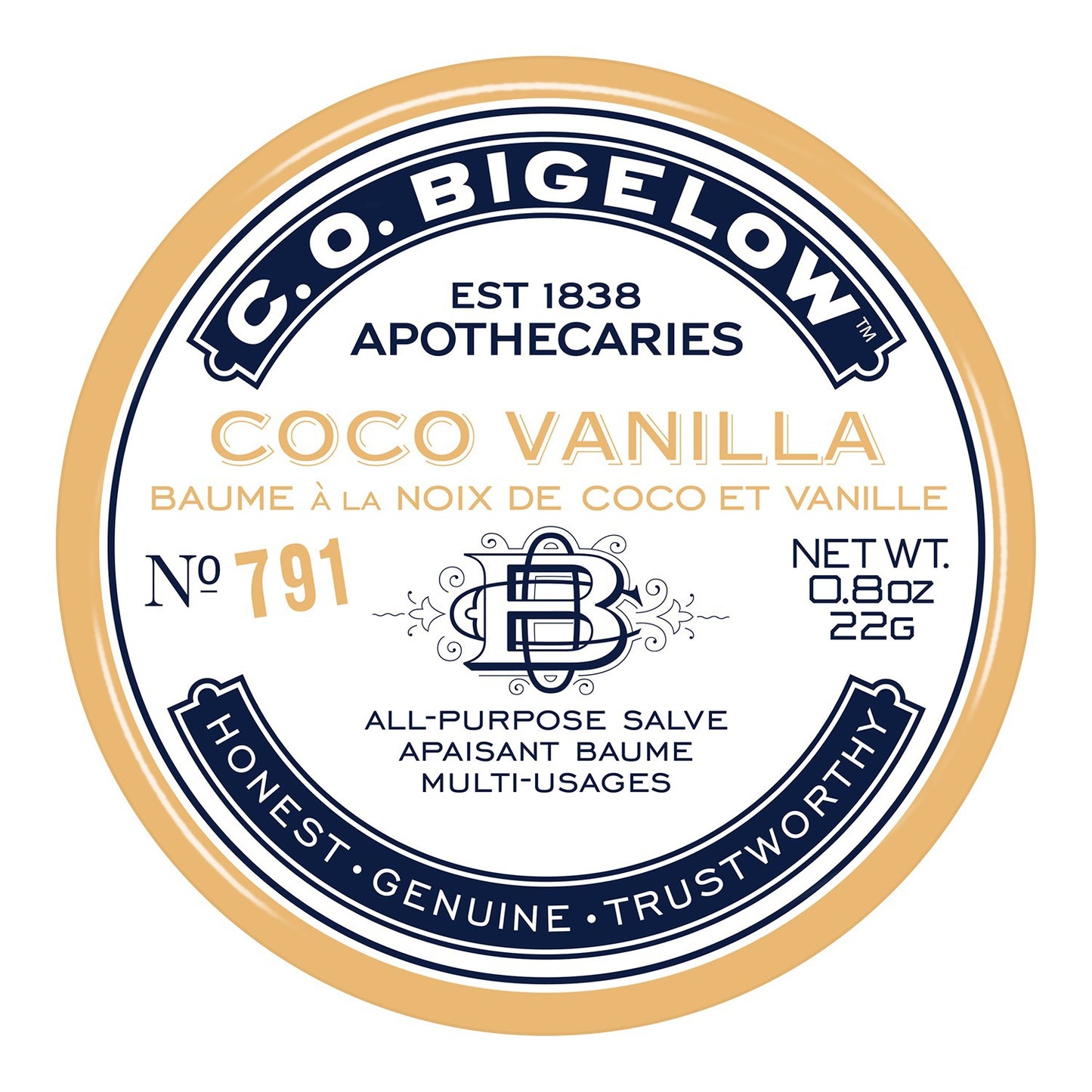 C.O. Bigelow Coco Vanilla Salve Tin