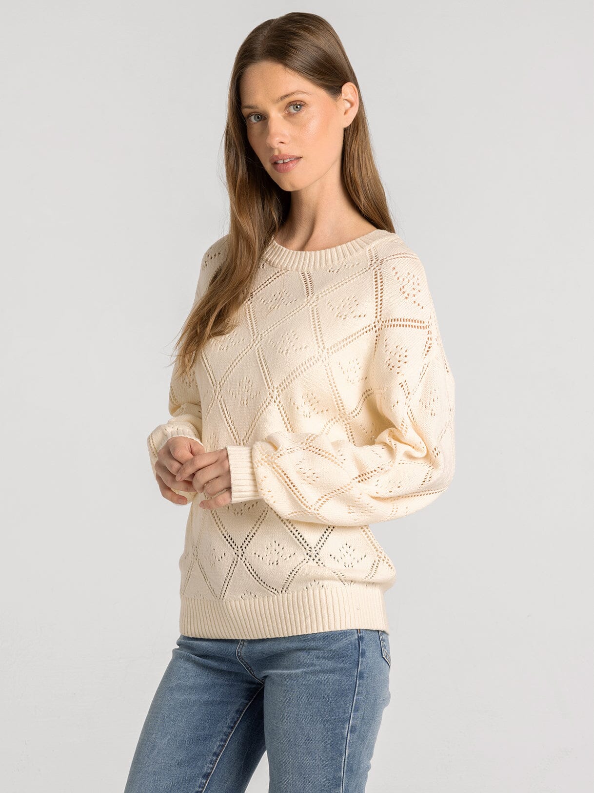 Blythe Sweater in Cream