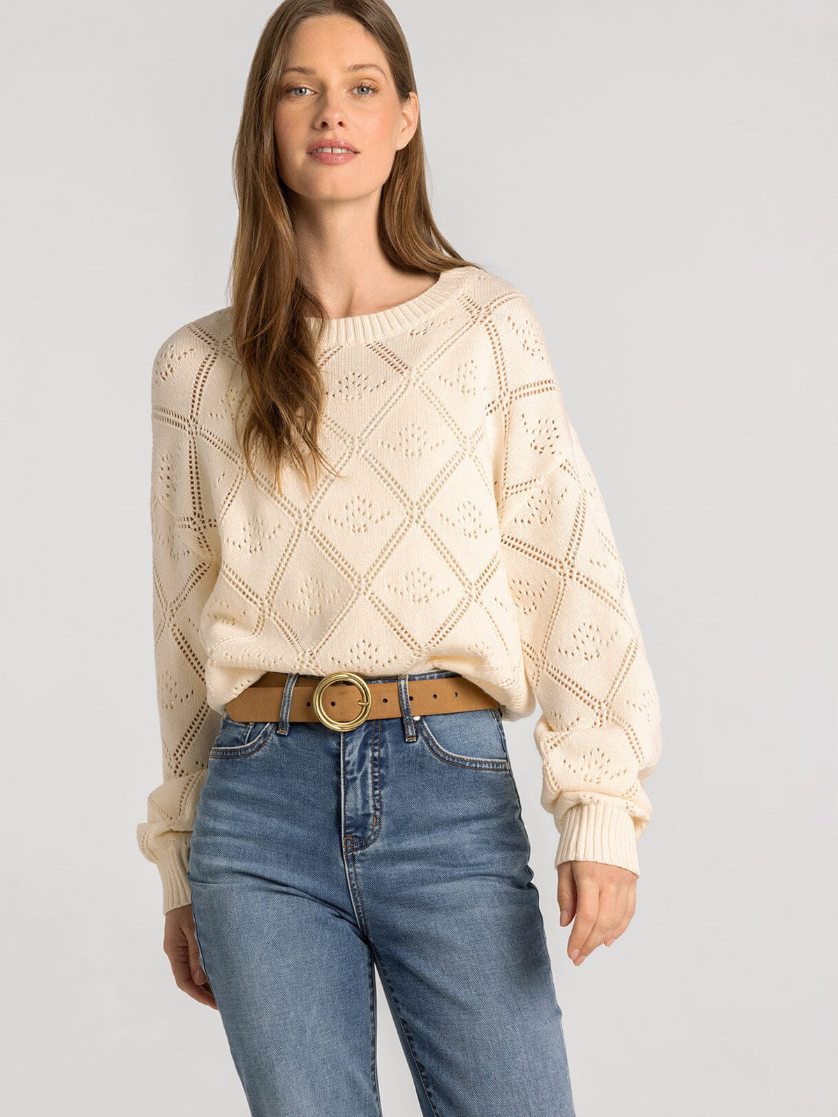 Blythe Sweater in Cream
