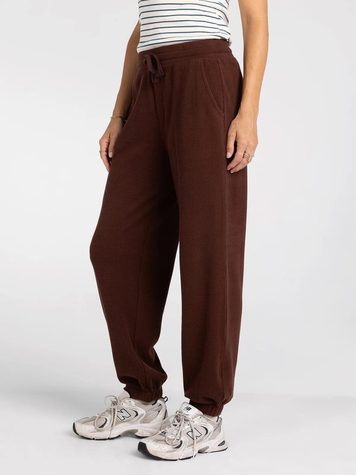 Bronson Jogger in Deep Mahogany