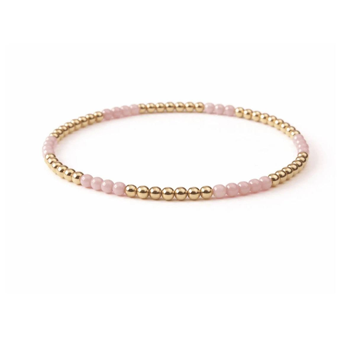 Refined Stone Bracelet in Pink