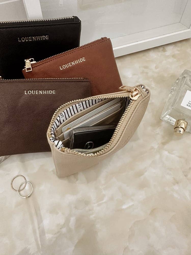 Kuta Saddle Cardholder Purse in Saddle Black