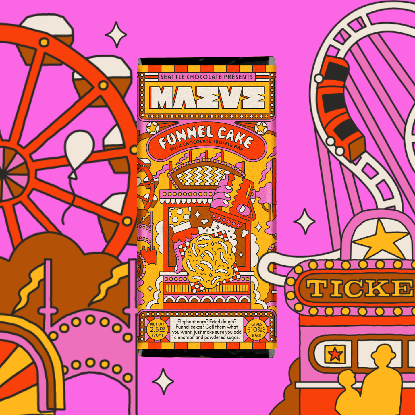 Funnel Cake Truffle Bar