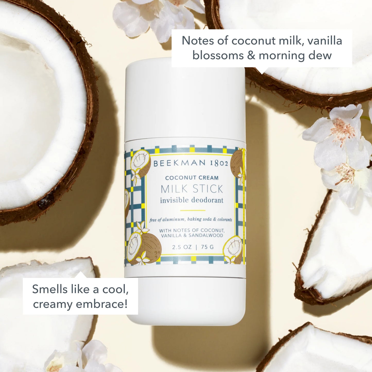 Milk Stick Deodorant (Coconut Cream)