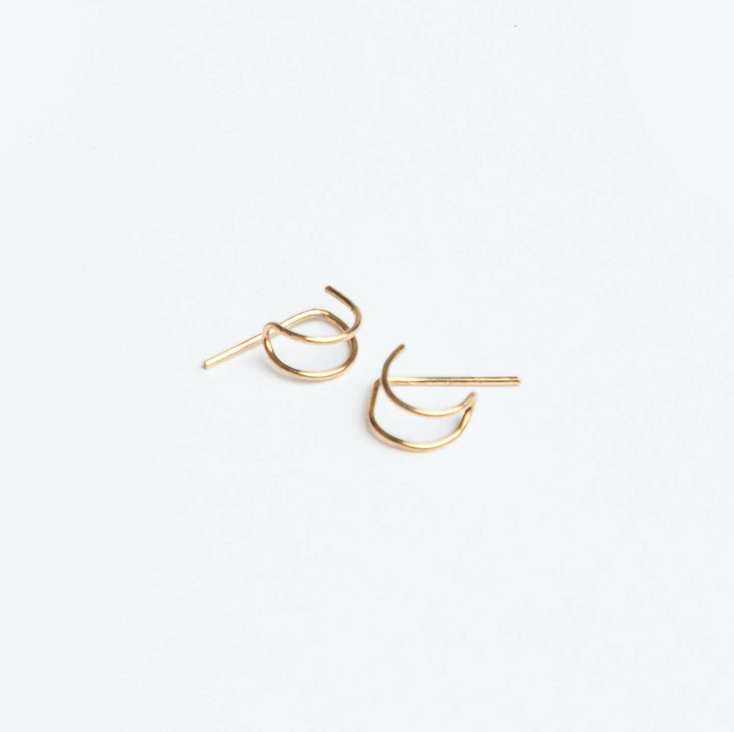 Journey of Hope Huggie Earrings in 14k Gold Filled