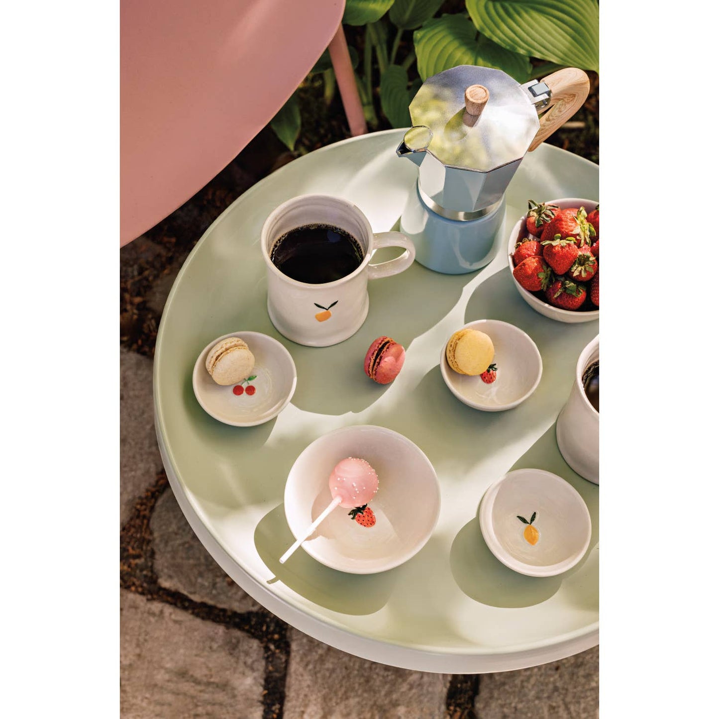 Cherry Embossed Pinch Bowl (3")