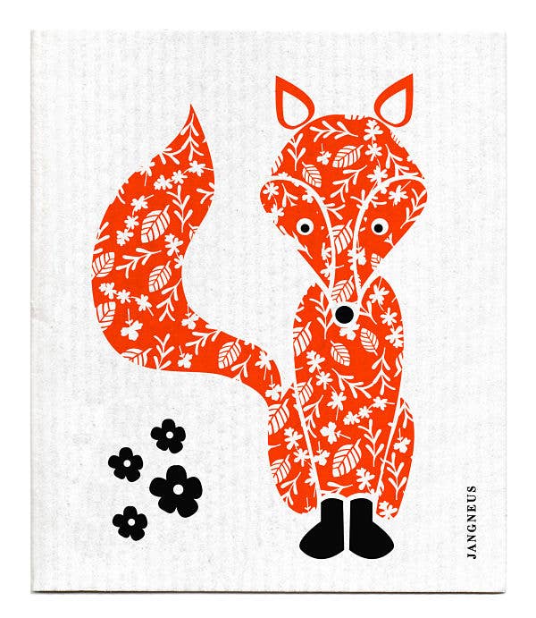Swedish Dishcloth - Fox