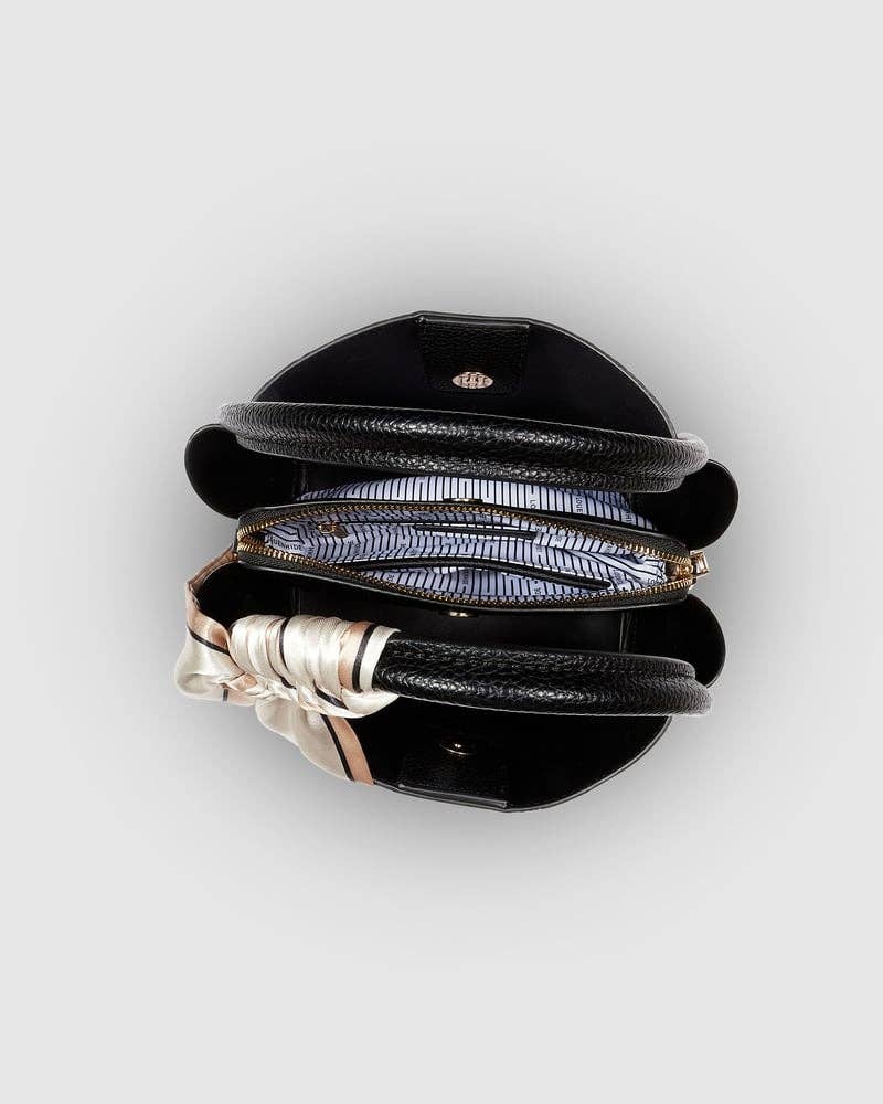 Steffie Mini Tote Bag in Black