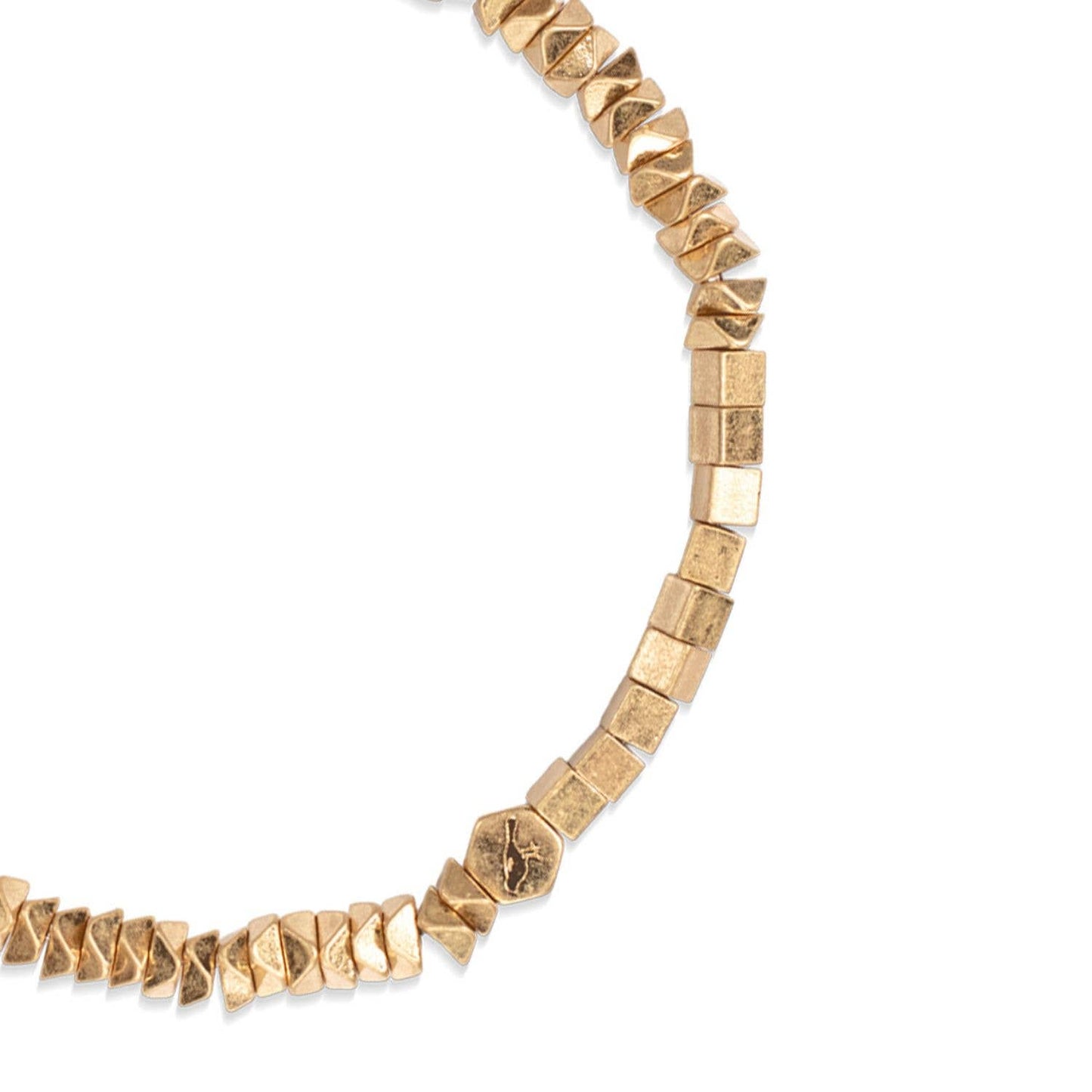 Mini Metal Stacking Bracelet - Gold