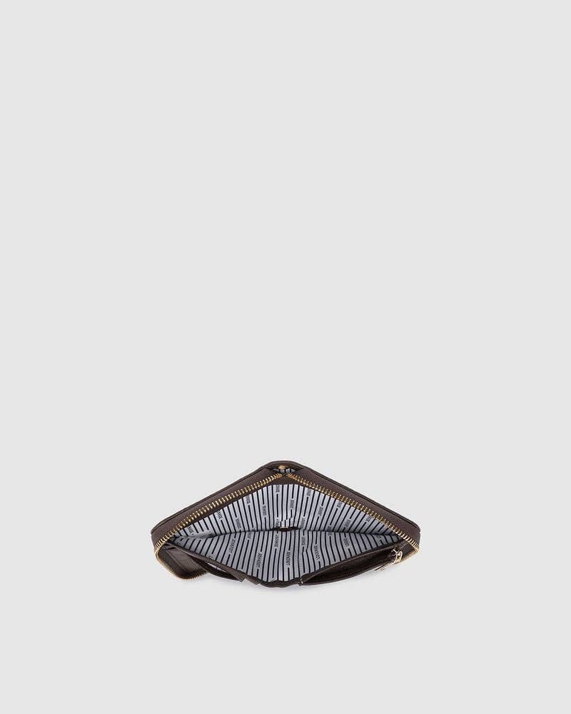 Eden Saddle Wallet in Saddle Chocolate