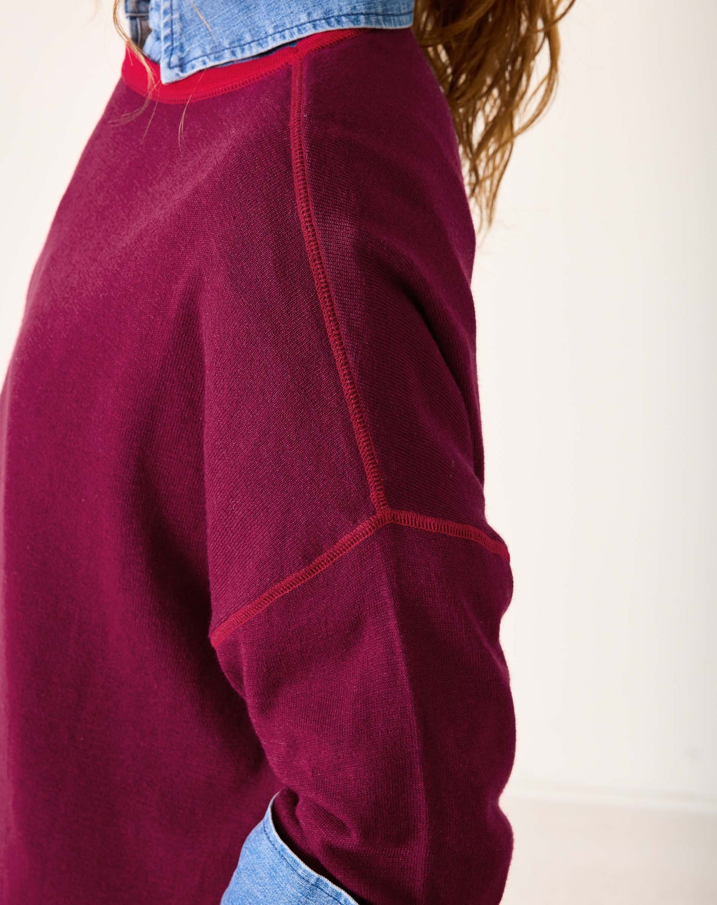 Delmar Sweater in Sangria