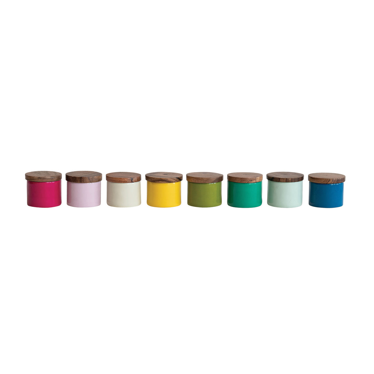 Enameled Metal Pinch Pot