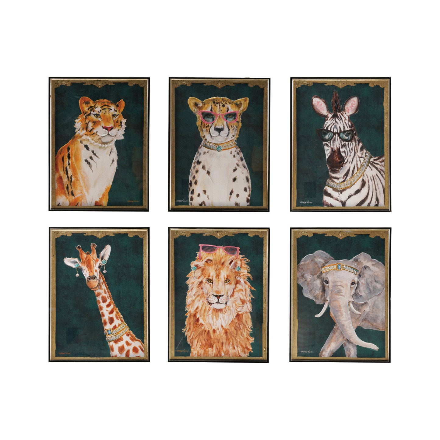 Acrylic Box Framed Canvas Wall Decor