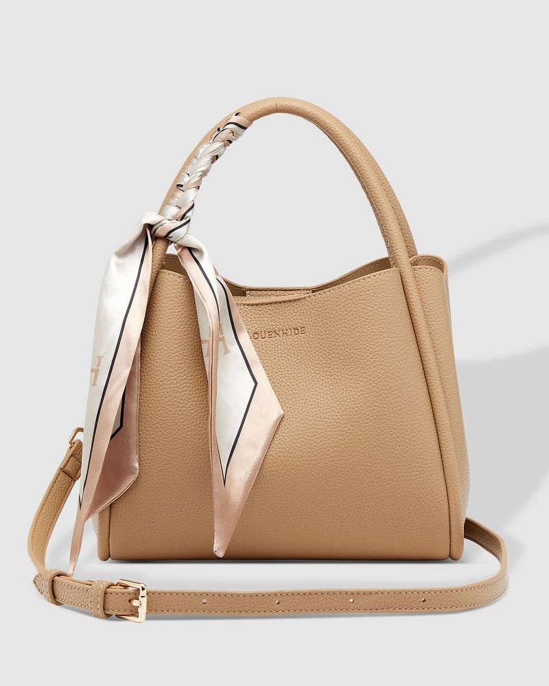 Steffie Mini Tote Bag in Biscuit