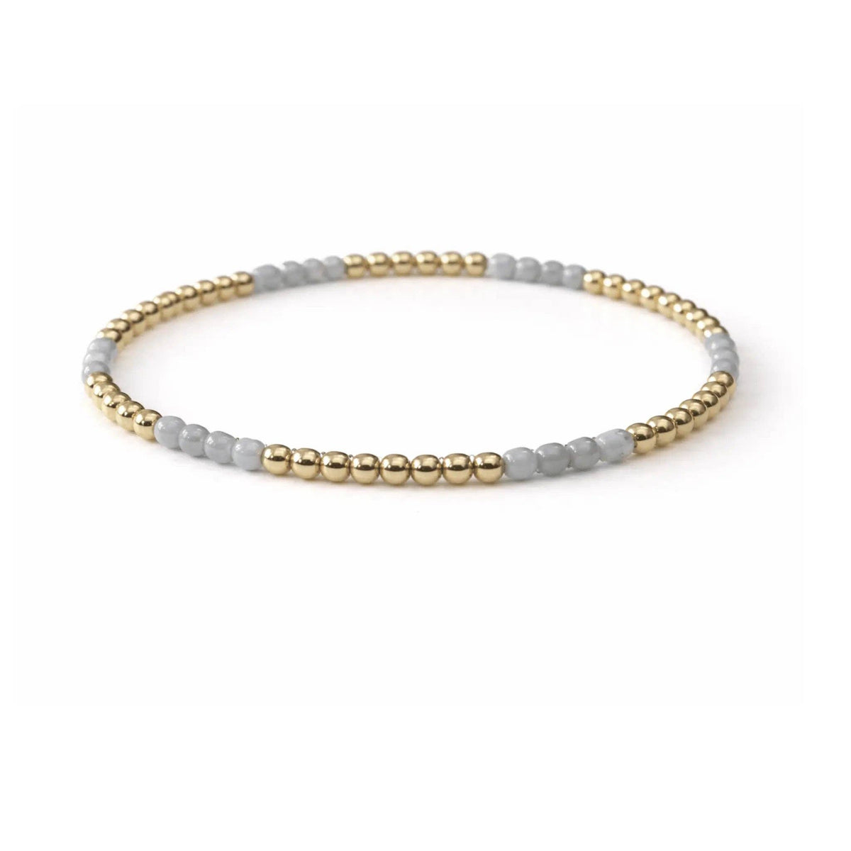 Refined Stone Bracelet in Light Blue