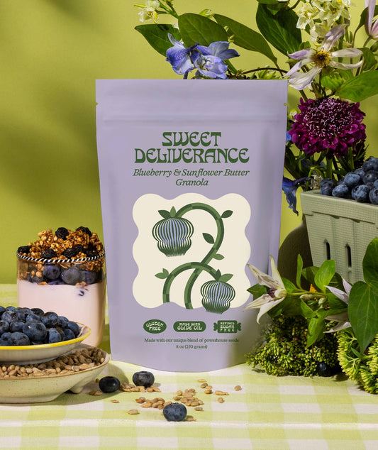Blueberry & Sunflower Butter Granola (8oz)