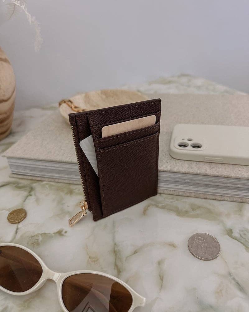 Cara Cardholder in Chocolate