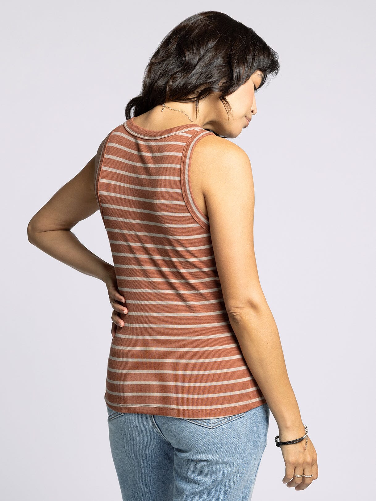 Edlin Tank in Brown Taupe