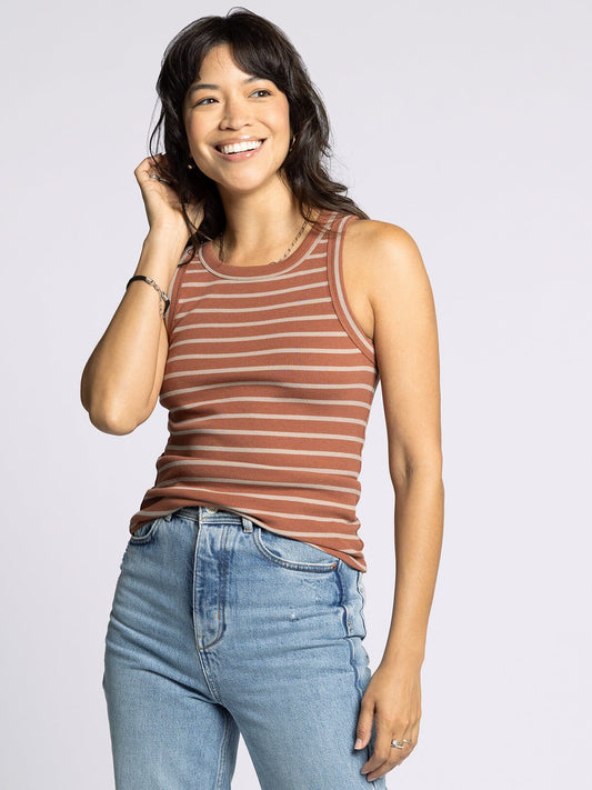 Edlin Tank in Brown Taupe