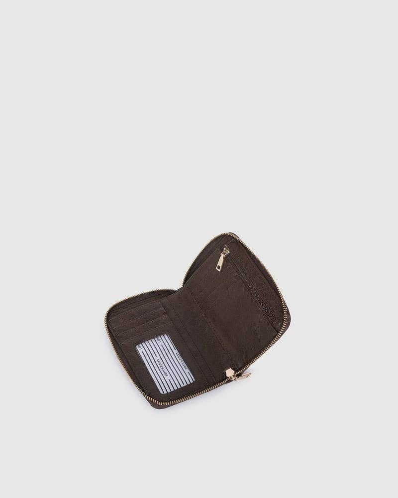 Eden Saddle Wallet in Saddle Chocolate