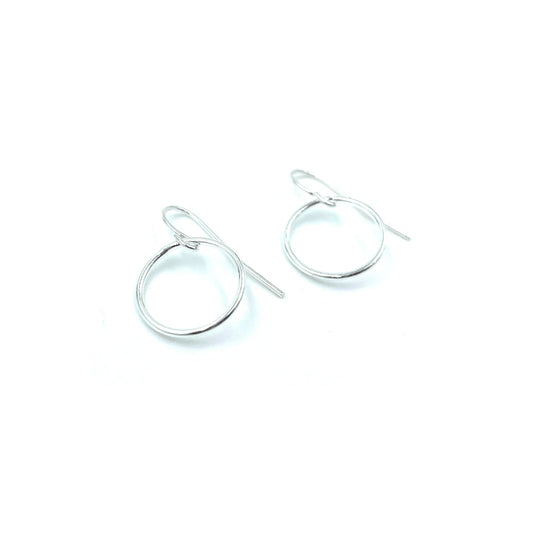 Circle of Love Sterling Hoop Earring