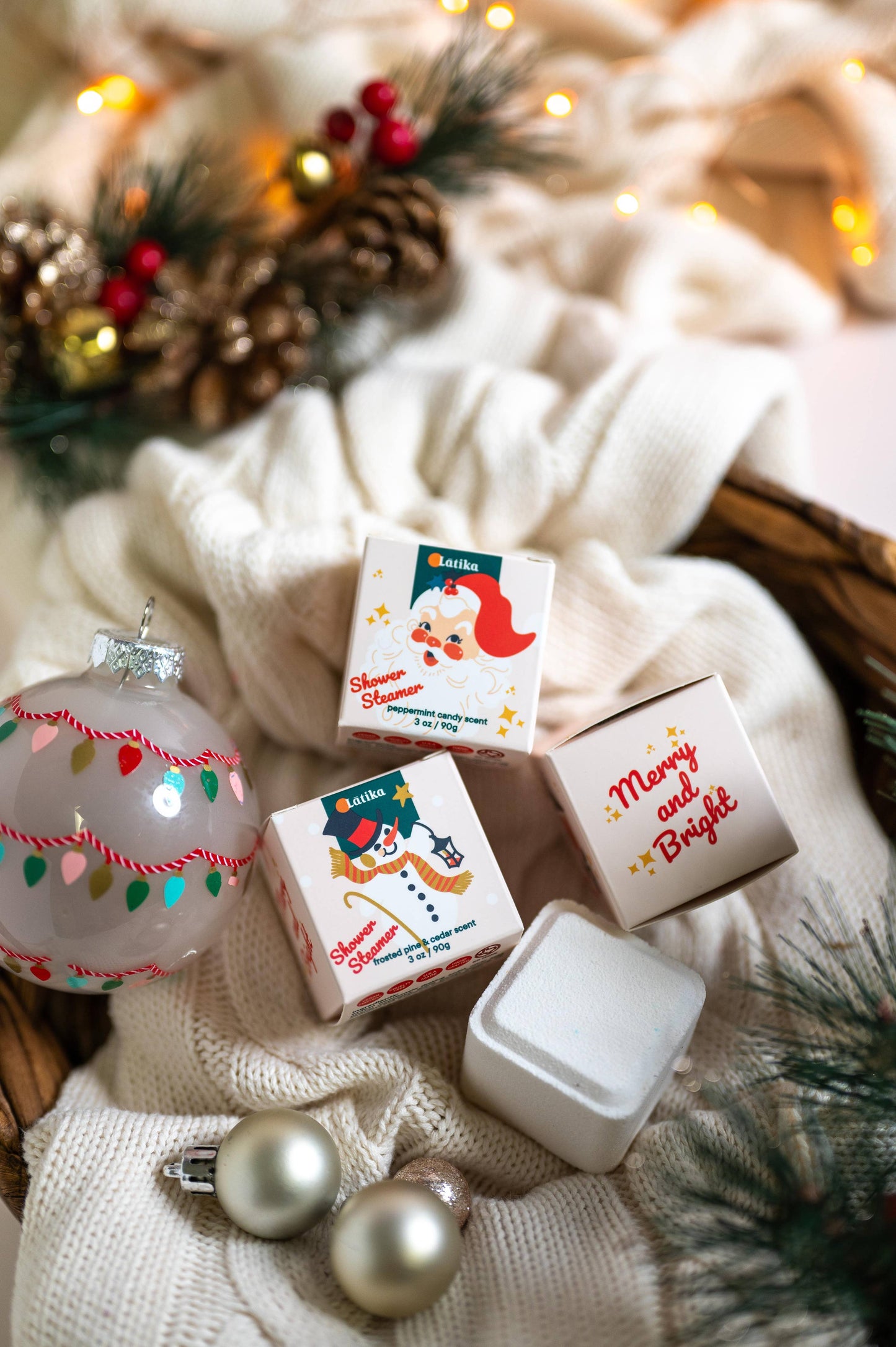 Shower Steamer Cube - Snow