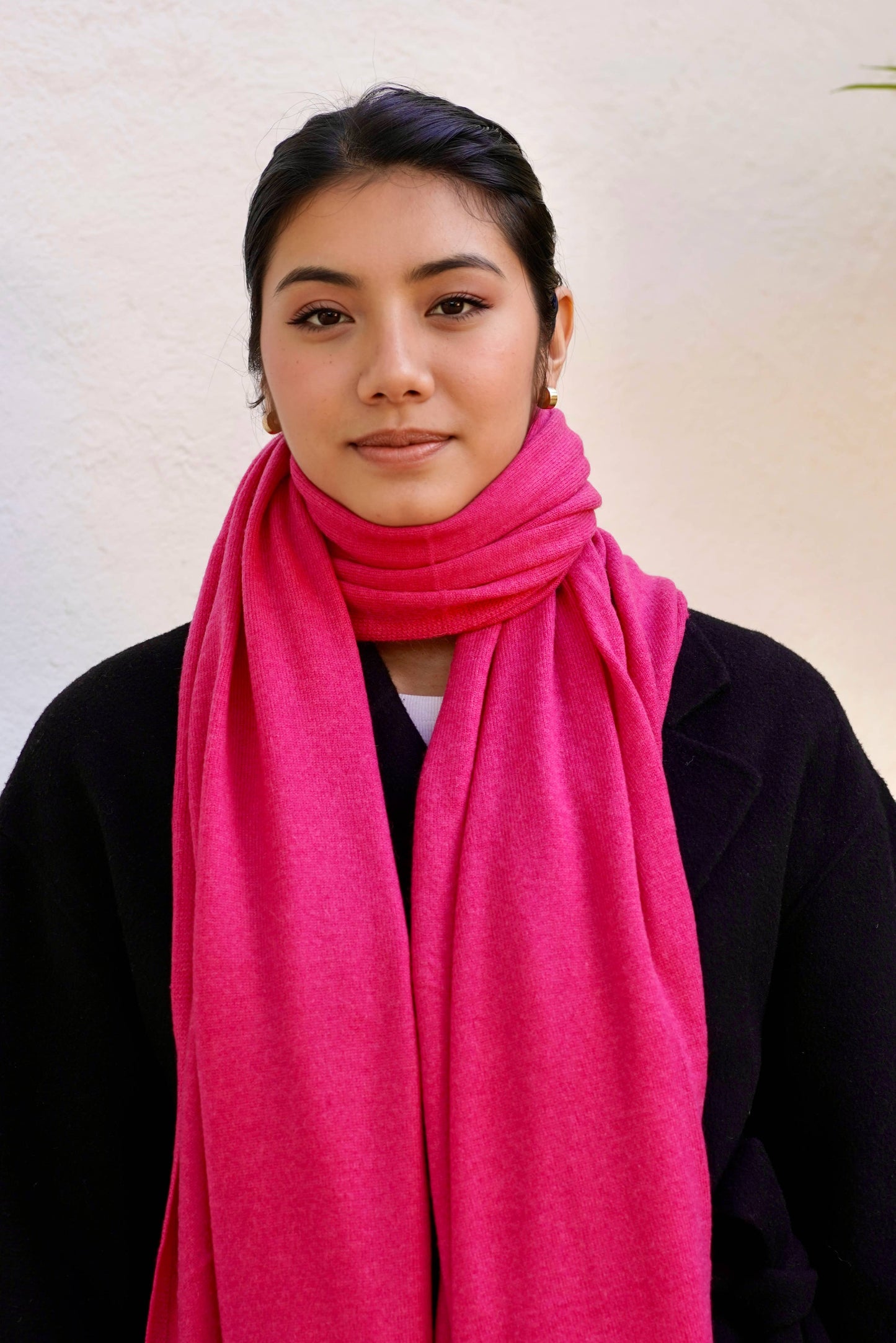 Cashmere Scarf/Wrap Fuschia