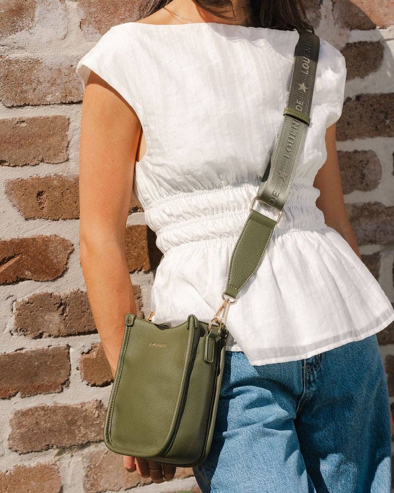 Parker Crossbody Bag in Olive