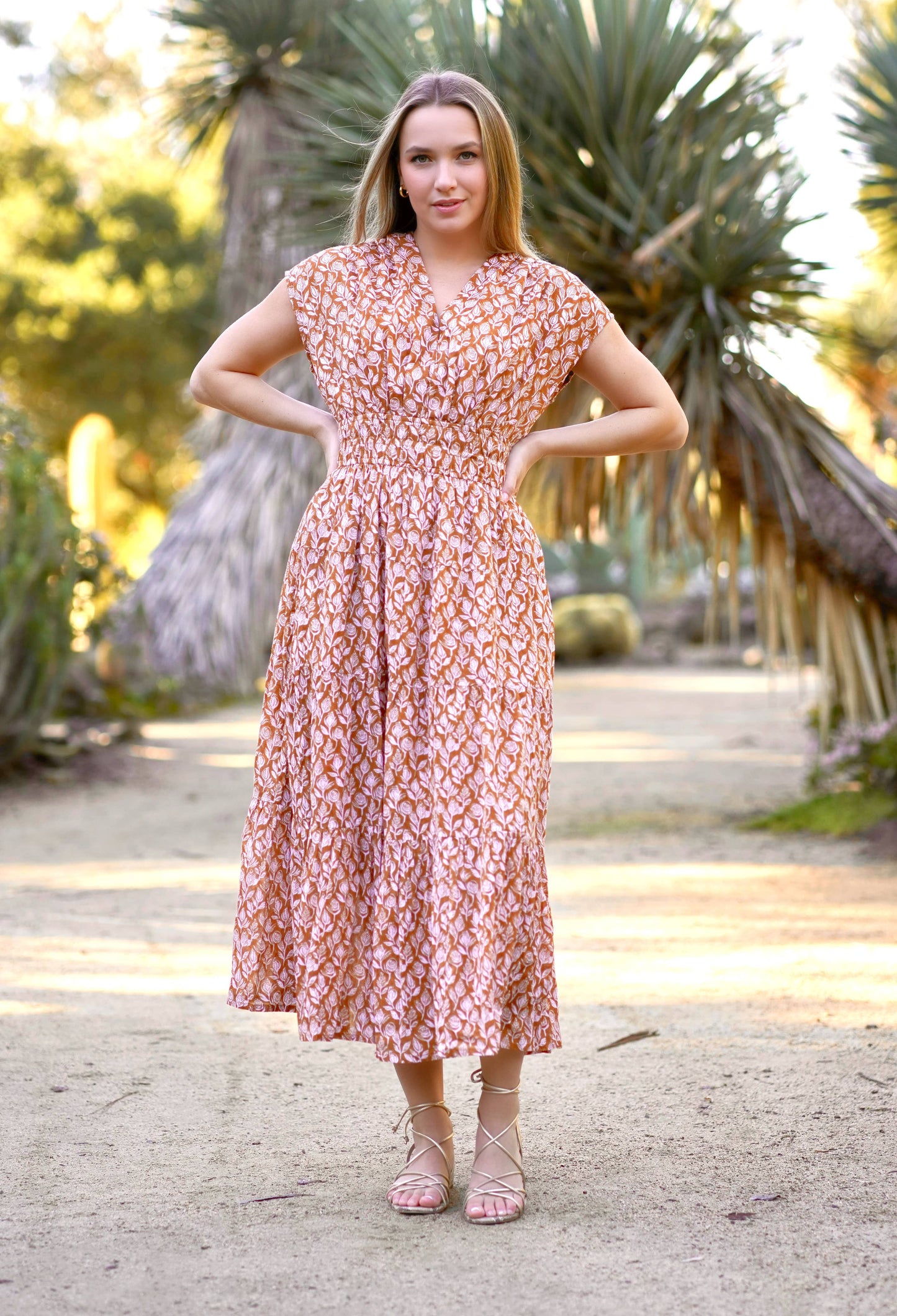 Camille Maxi Dress in Mocha