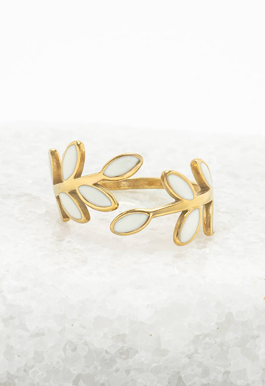 Seeds of Hope Ring in Ivory