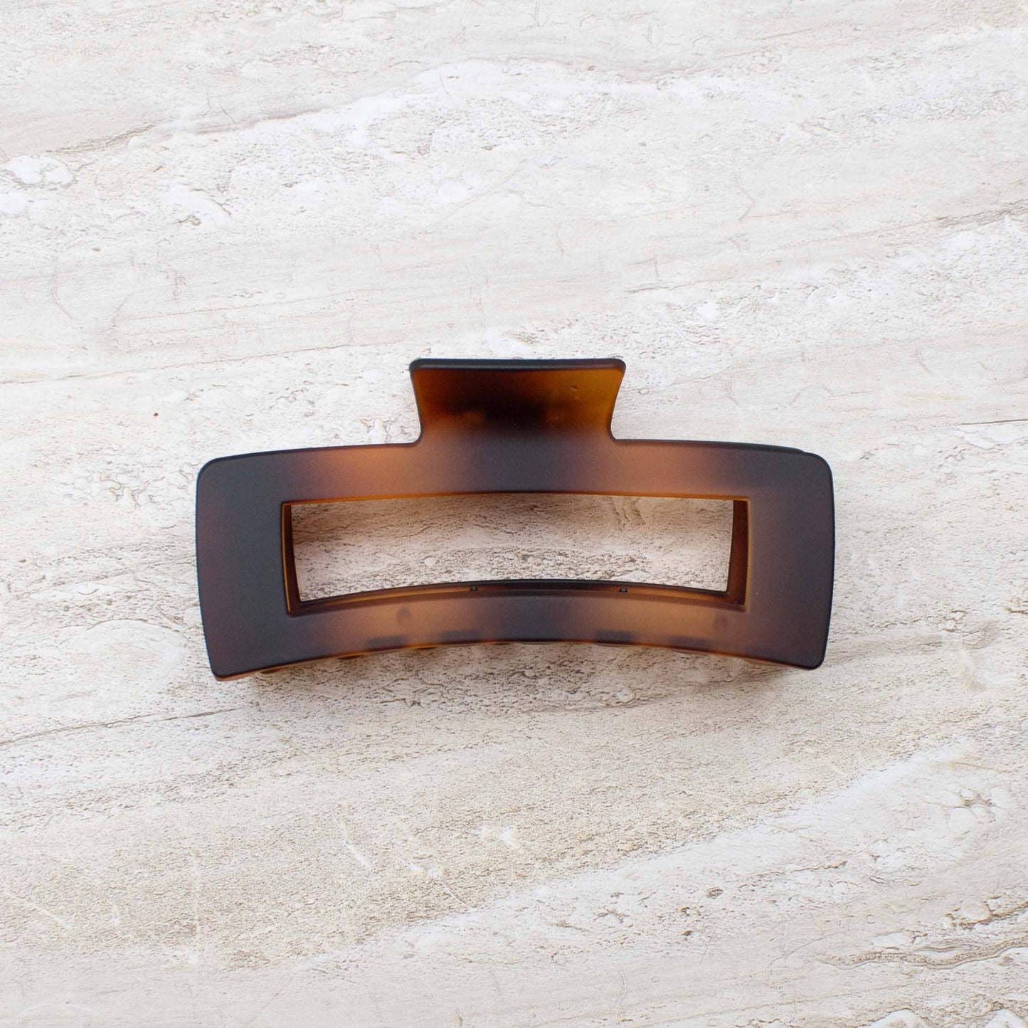 Jumbo Square Hair Clip: Matt Sage