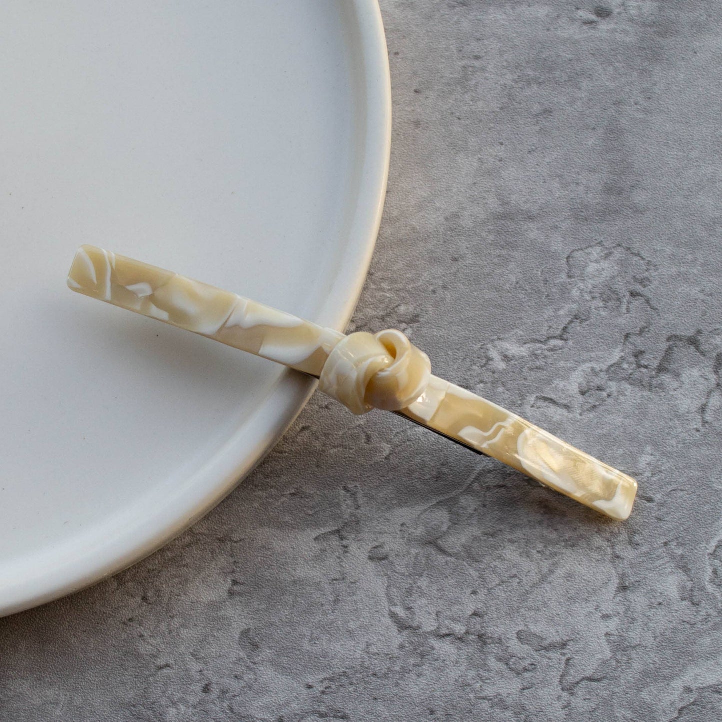 Eco French Twist Hair Barrettes: Pink Aura