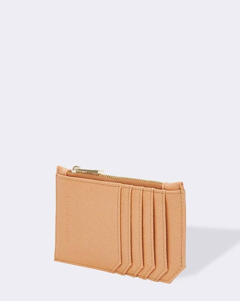 Tia Cardholder in Camel