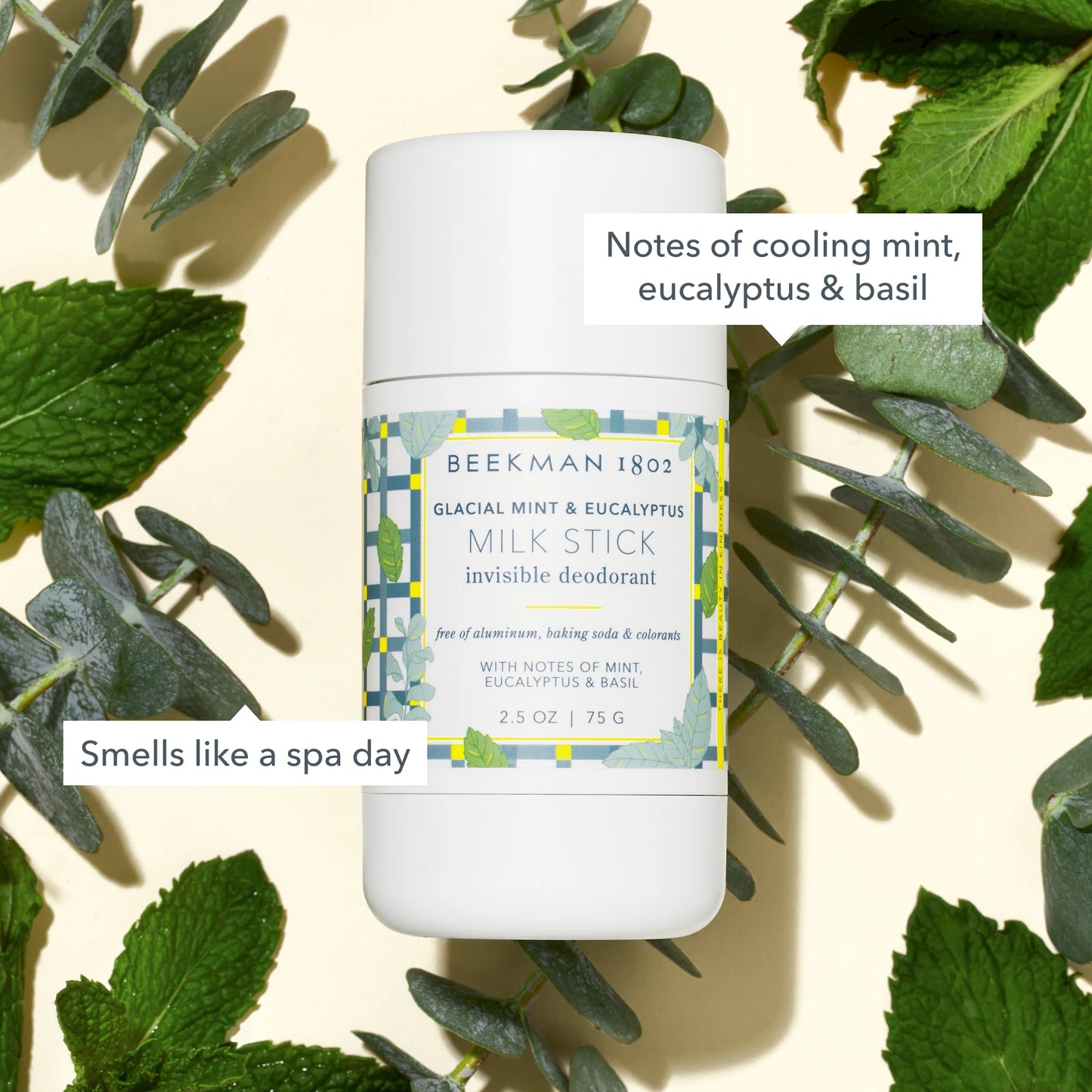 Milk Stick Deodorant (Glacial Mint & Eucalyptus)