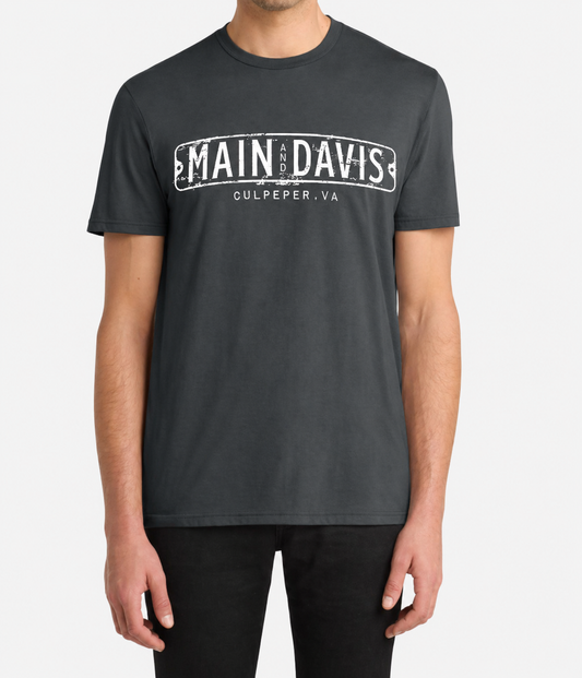 Main & Davis T-Shirt in Dark Grey