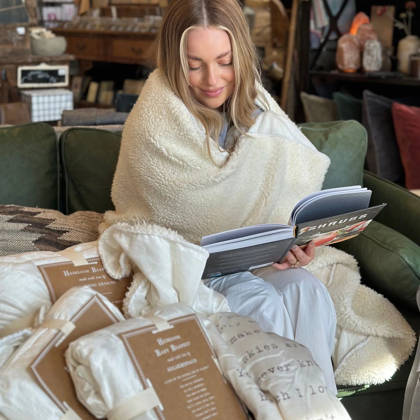 Sweet Darling (Letter to Sophie) Heirloom Blanket