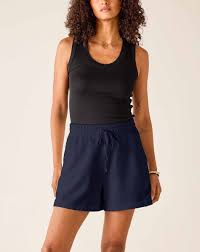 Frenchie Shorts in Cadet Blue