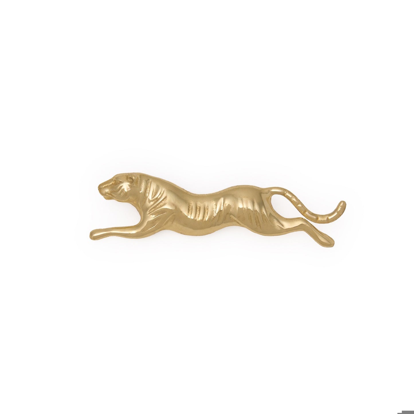 Bianca Tiger Brooch in Brass by INK + ALLOY