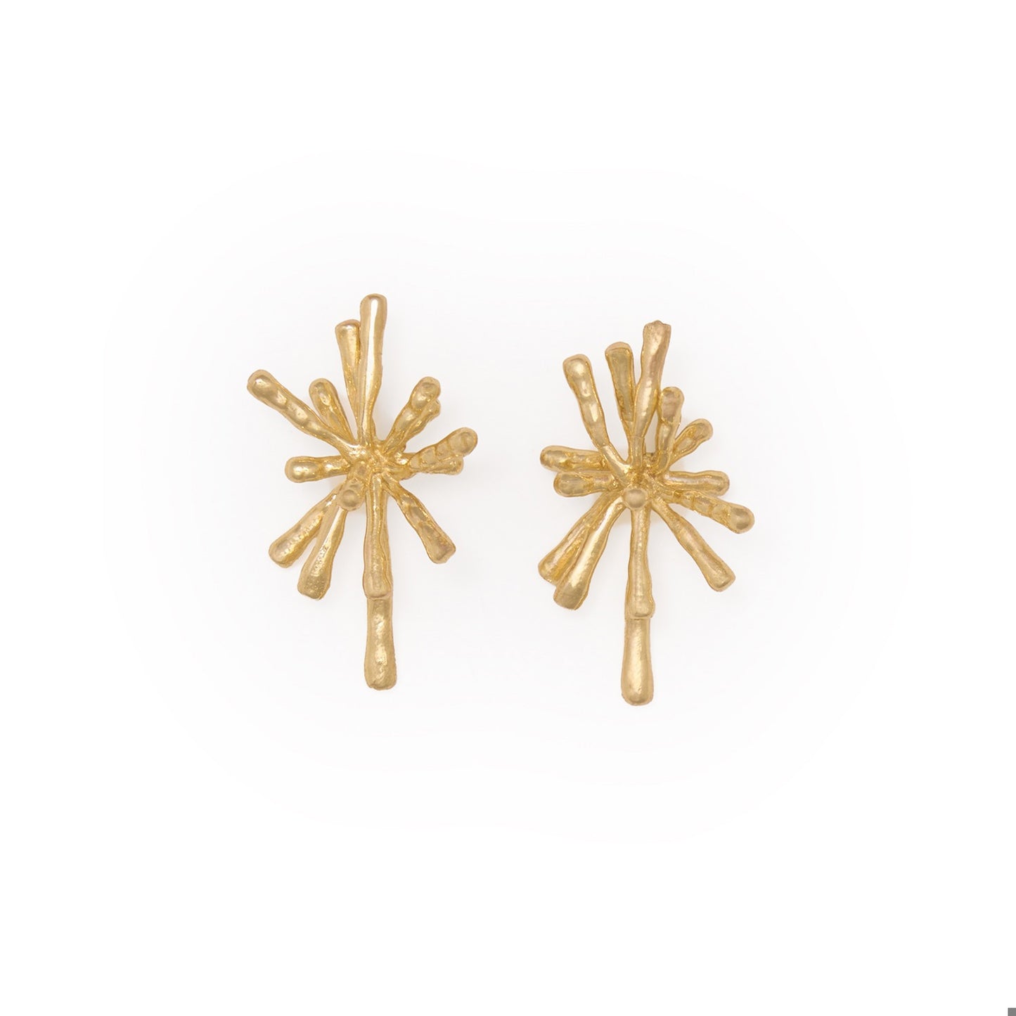 Freya Starburst Post Earrings in Brass by INK + ALLOY