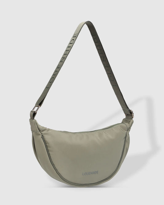 Sylvia Nylon Sling Bag in Khaki