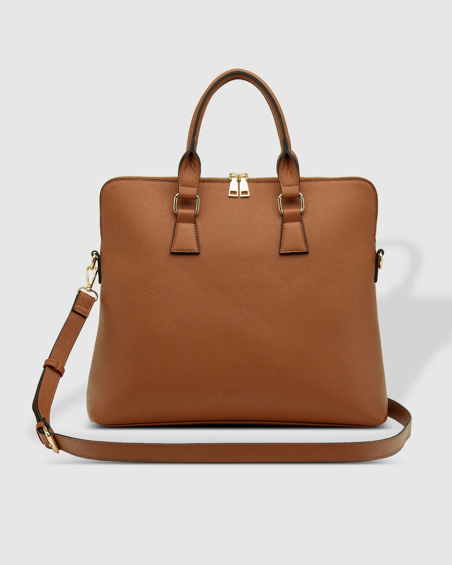 Houston Laptop Bag in Tan