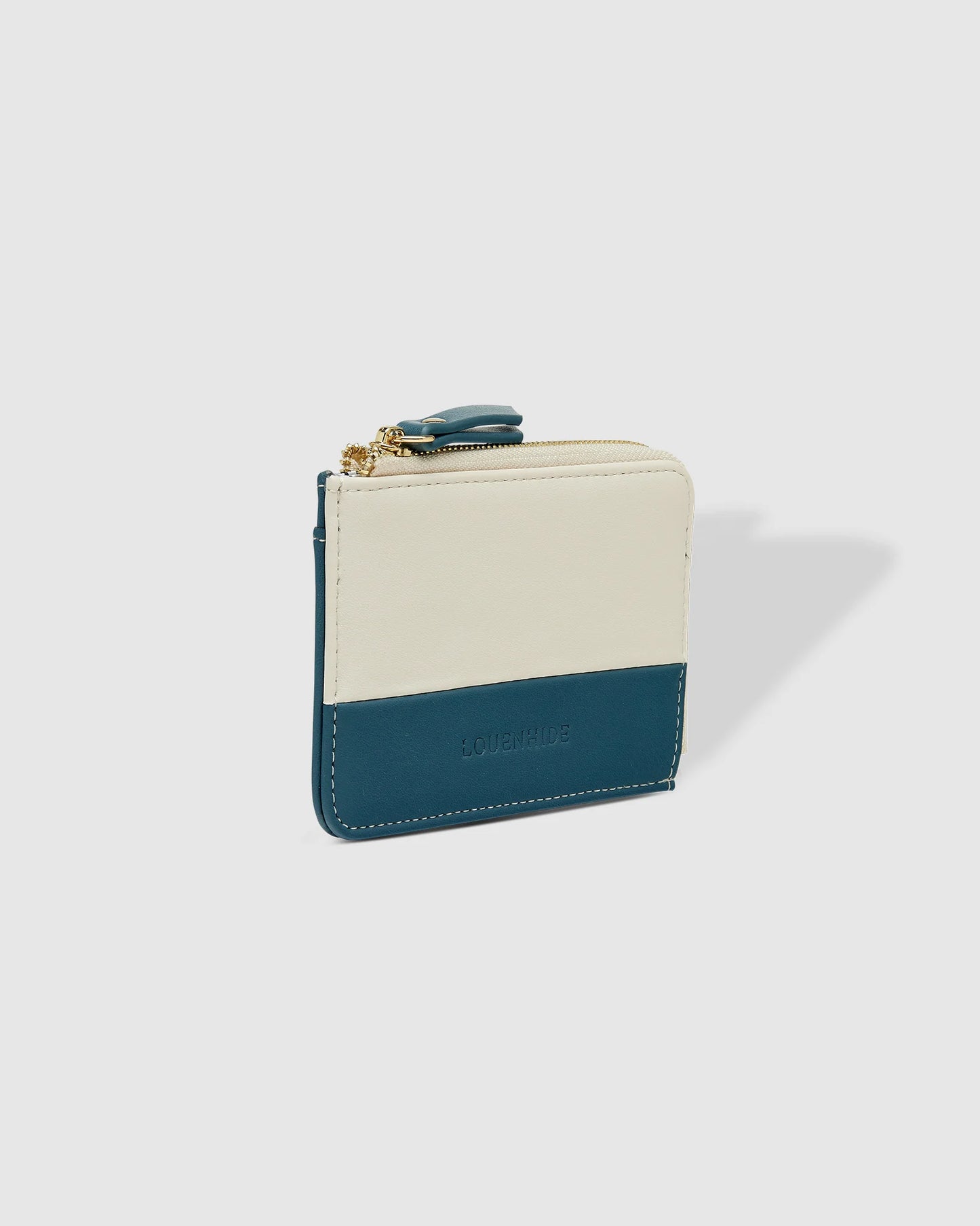 Tilly Cardholder in Steel Blue Vanilla