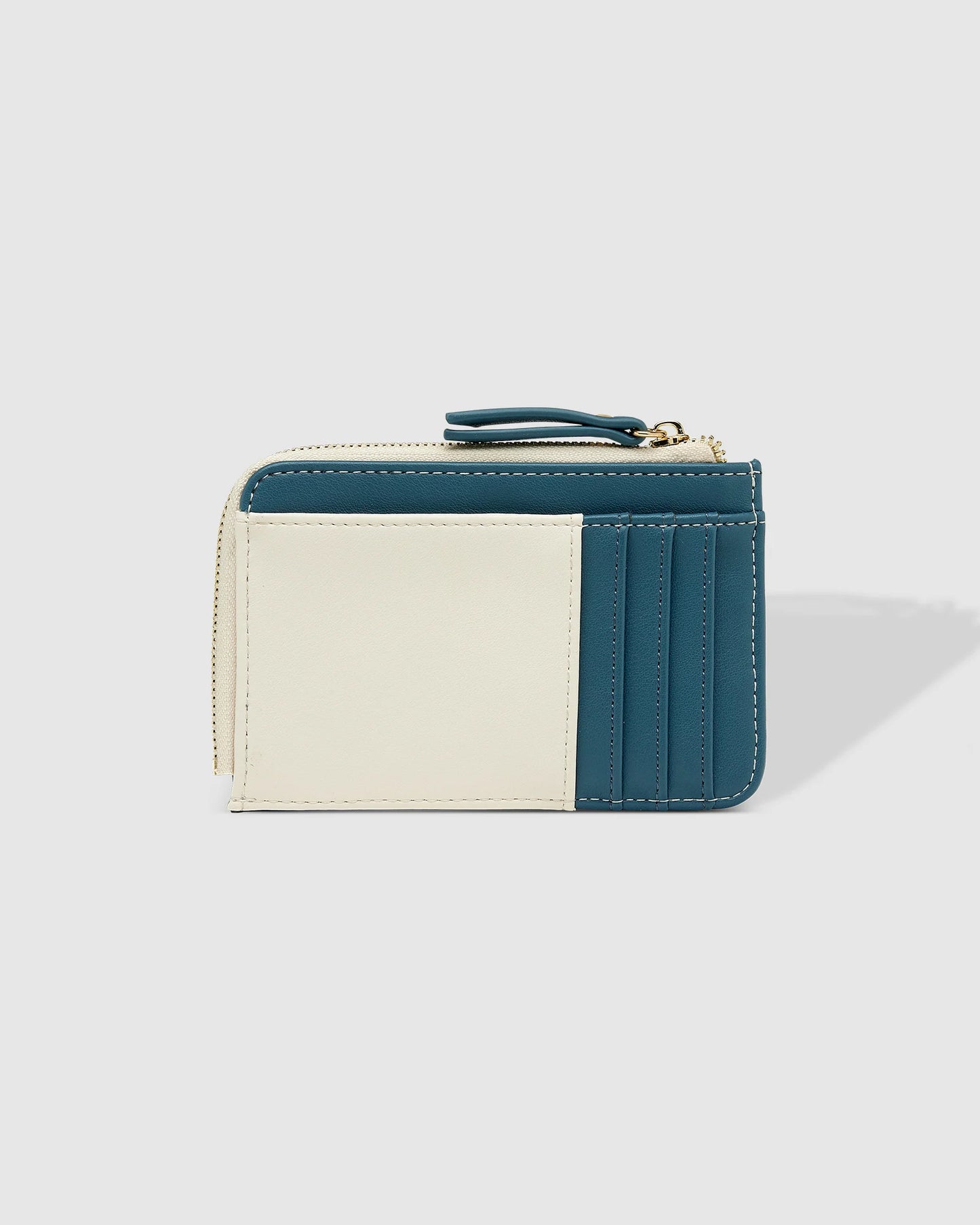 Tilly Cardholder in Steel Blue Vanilla