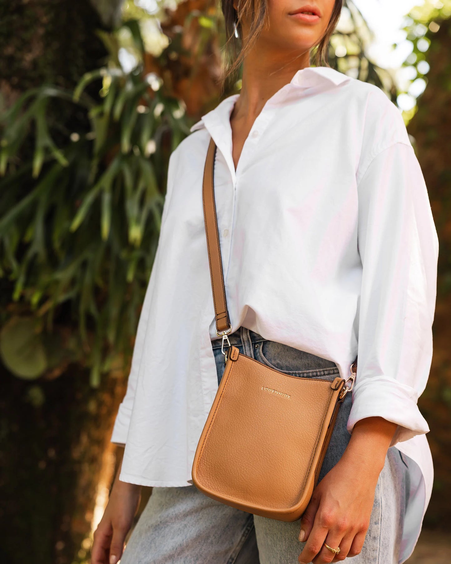 Parker Crossbody Bag in Camel