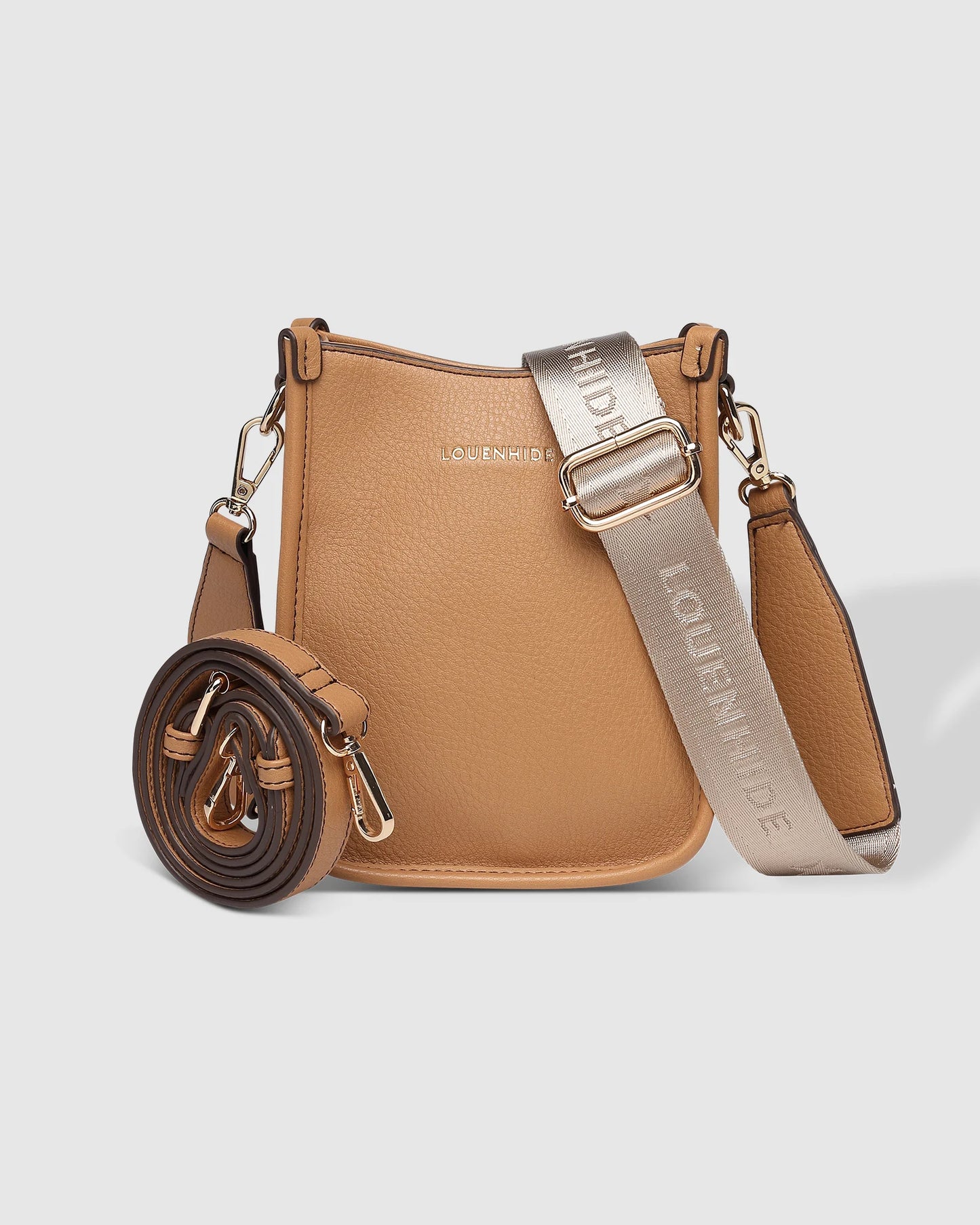 Parker Crossbody Bag in Camel