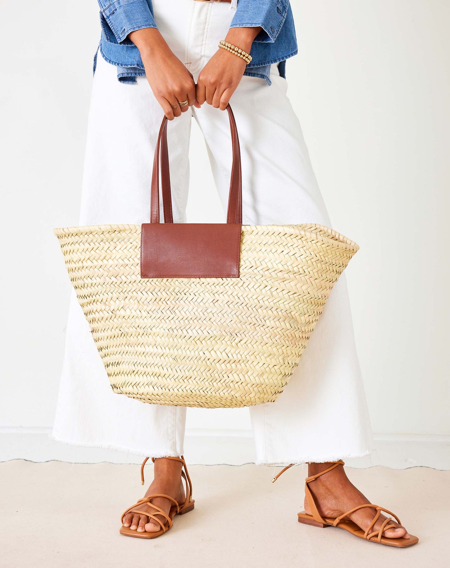 Marrakech Market Basket in Dark Brown (2 Sizes)