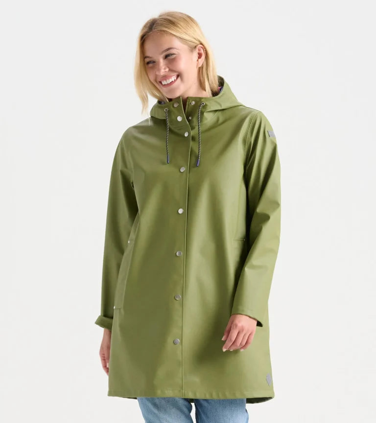 Newport Rain Jacket in Loden Green