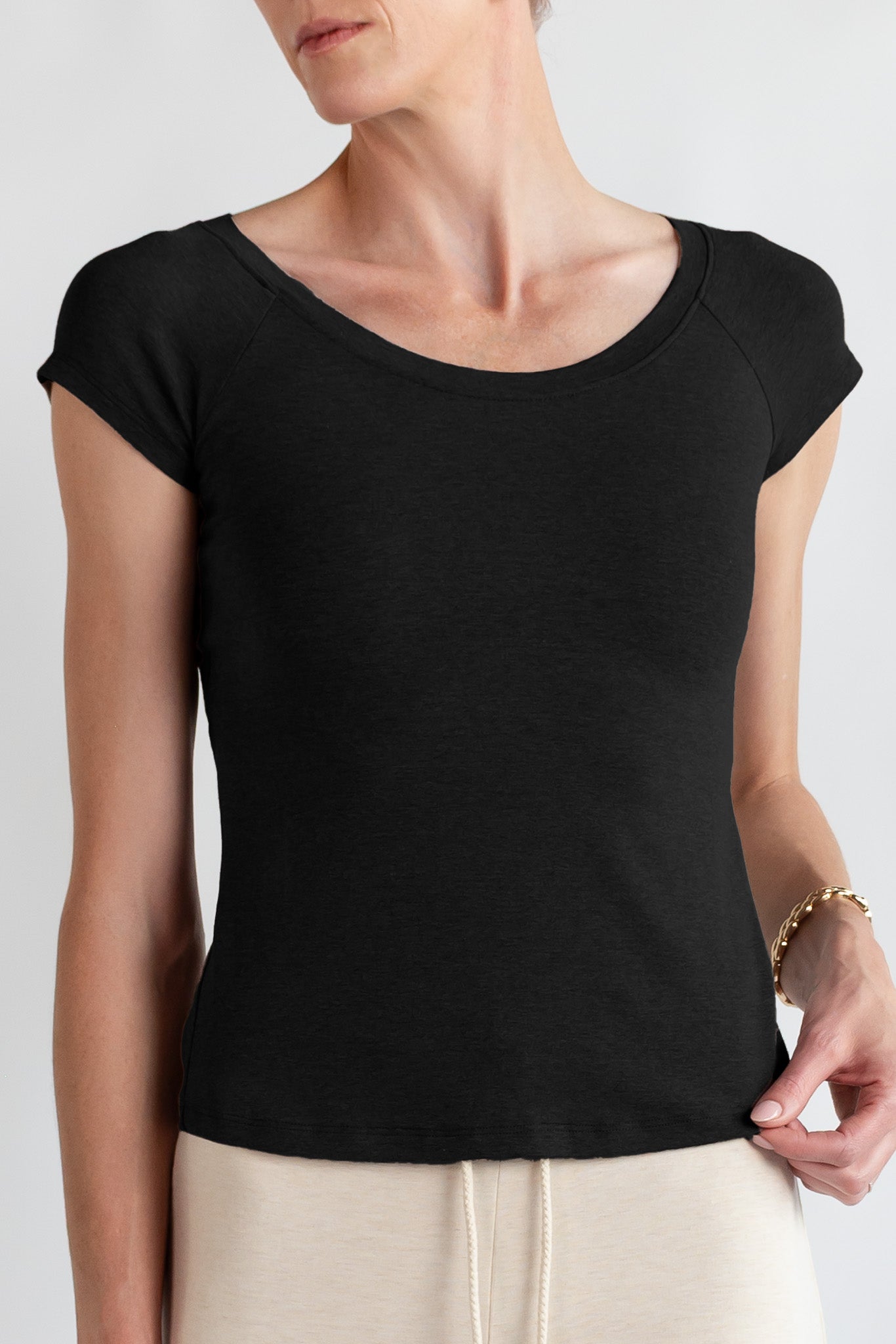 Solen Top in Black